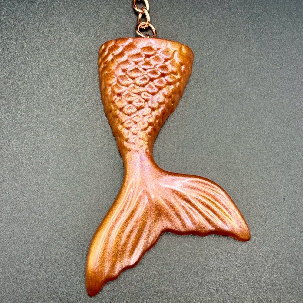 Mermaid Tail Keychain- HANDMADE - Picture 3 of 4